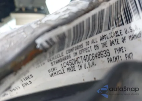 2013 Dodge Durango R/T from USA, damaged, VIN 1C4SDHCT4DC648639